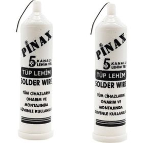 Pinax 5 Kanallı 1.2 mm Solder Wire 40 g 2'li Tüp Lehim Teli