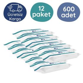 Pine 12 Paket 50'li Vücut Temizleme Havlusu