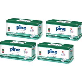 Pine 30'lu 4 Paket 120 Adet Belbantlı Medium Hasta Bezi