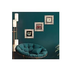 Pinecone Wall Art Hz. Muhammed Lafzı Taş Duvar Tablosu Çerçeveli Duvar Dekoru