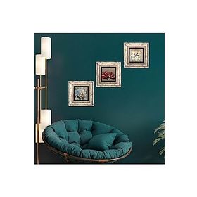 Pinecone Wall Art Hz. Muhammed Lafzı Taş Duvar Tablosu Çerçeveli Duvar Dekoru