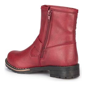 Pink Step Nina-3 Bordo Kız Çocuk Bot
