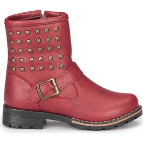 Pink Step Nina-3 Bordo Kız Çocuk Bot