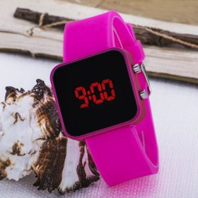 Pinkoli ST-303620 Kids Seri Pembe Silikon Kordon Çocuk Saati