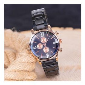 Pinkoli ST-304011 Rose Renk Roma Rakamlı Çelik Kasa Kadın Kol Saati