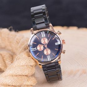Pinkoli ST-304011 Rose Renk Roma Rakamlı Çelik Kasa Kadın Kol Saati