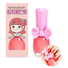 Pinky Cosmetic I Am Pinky Kids Nail Paint Neon Orange Çocuklar İçin Soyulabilir Oje