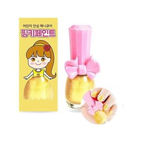 Pinky Cosmetic I Am Pinky Kids Nail Paint Shiny Gold Çocuklar İçin Soyulabilir Oje