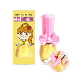 Pinky Cosmetic I Am Pinky Kids Nail Paint Shiny Gold Çocuklar İçin Soyulabilir Oje