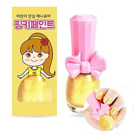 Pinky Cosmetic I Am Pinky Kids Nail Paint Shiny Gold Çocuklar İçin Soyulabilir Oje