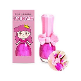 Pinky Cosmetic I Am Pinky Kids Nail Paint Shiny Pink Çocuklar İçin Soyulabilir Oje