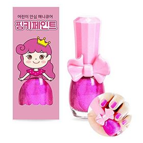 Pinky Cosmetic I Am Pinky Kids Nail Paint Shiny Pink Çocuklar İçin Soyulabilir Oje
