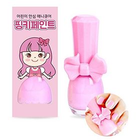 Pinky Cosmetic I Am Pinky Kids Nail Paint Strawberry Milk Çocuklar İçin Soyulabilir Oje