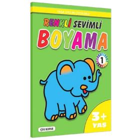 Pinokyo Yayınları Renkli Sevimli Boyama -1 (3+Yaş)