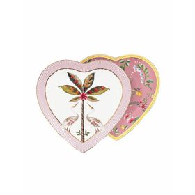 PIP STUDIO 21.5 cm 2'li Pembe Porselen Kalpli Tabak