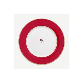 PIP STUDIO 26.5 cm Love Birds Kırmızı Yemek Tabağı