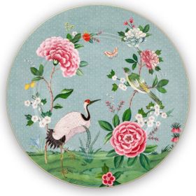 PIP STUDIO 32 cm Blushing Birds Mavi Supla