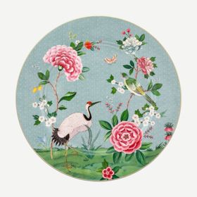 PIP STUDIO 32 cm Blushing Birds Mavi Supla