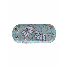 PIP STUDIO 33 cm Flower Festival Mavi Oval Kek Servis Tabağı