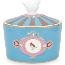 PIP STUDIO 51008003 Love Birds Mavi Şekerlik