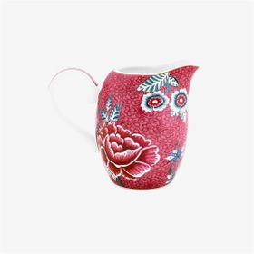 PIP STUDIO Flower Festival Kırmızı Porselen 250 ml Sütlük