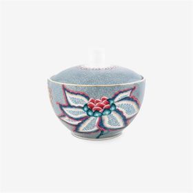 PIP STUDIO Flower Festival Mavi Porselen 300 ml Şekerlik