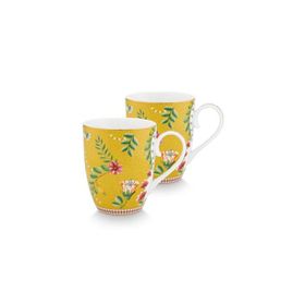 PIP STUDIO La Majorelle 2'li 350 ml Sarı Büyük Mug Seti