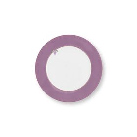 PIP STUDIO Lily Lotus Collection 21 CM Mor Porselen Kahvaltı Tabağı