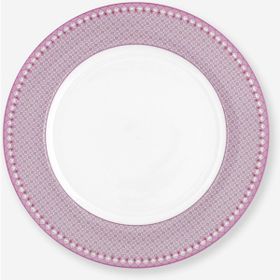 PIP STUDIO Lily Lotus Collection 26.5 CM Mor Porselen Yemek Tabağı