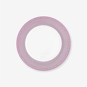 PIP STUDIO Lily Lotus Collection 26.5 cm Mor Porselen Yemek Tabağı