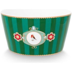 PIP STUDIO Love Birds 15 cm Yeşil Kase