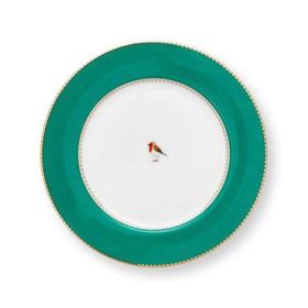 PIP STUDIO Love Birds 21 cm Yeşil Tabak