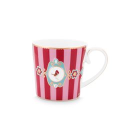 PIP STUDIO Love Birds Collection Kırmızı 250 ml Porselen Kupa