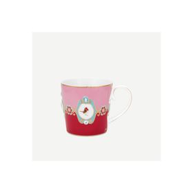 PIP STUDIO Love Birds Collection Kırmızı Pembe 250 ml Porselen Kupa
