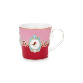 PIP STUDIO Love Birds Collection Kırmızı Pembe 250 ml Porselen Kupa