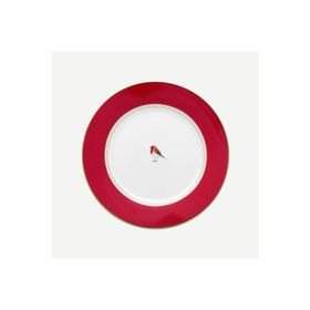 PIP STUDIO Love Birds Collection Kırmızı Porselen 21 cm Kahvaltı Tabağı