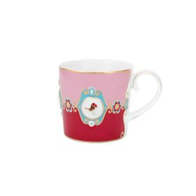 PIP STUDIO Love Birds Kırmızı Pembe 150 ml Porselen Kupa