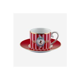 PIP STUDIO Love Birds Kırmızı Pembe Porselen 125 ml Kahve Fincanı