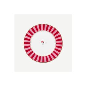 PIP STUDIO Love Birds Kırmızı Pembe Porselen 17 cm Pasta Tabağı