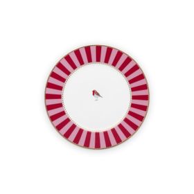 PIP STUDIO Love Birds Kırmızı Pembe Porselen 17 cm Pasta Tabağı