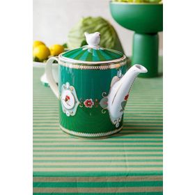 PIP STUDIO Love Birds Yeşil Madalyon Desenli 1.3 lt Demlik