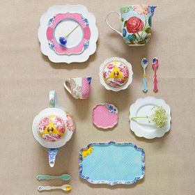 PIP STUDIO Royal Collection 235 ml Sarı Pembe Porselen Şekerlik