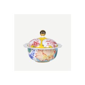 PIP STUDIO Royal Collection 235 ml Sarı Pembe Porselen Şekerlik