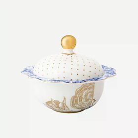 PIP STUDIO Royal White Collection Mavi Beyaz Porselen 235 ml Şekerlik