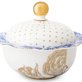 PIP STUDIO Royal White Collection Mavi Beyaz Porselen 235 ml Şekerlik