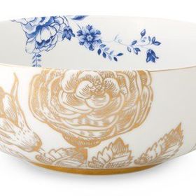 PIP STUDIO Royal White Mavi Beyaz 23 cm Porselen Kase
