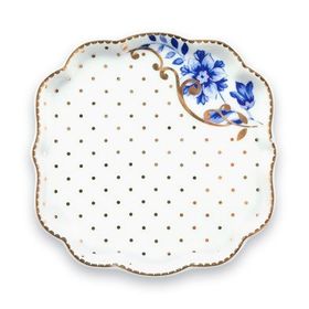 PIP STUDIO Royal White Mavi Beyaz Porselen 10 cm Çay Tabağı