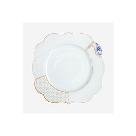 PIP STUDIO Royal White Mavi Beyaz Porselen Yemek Tabağı