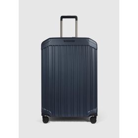 Piquadro BV6394PQL Lacivert Büyük Boy Çekçekli Sert Unisex Valiz