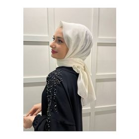 Piramit 00797 Krem Kına Düğün Özel Günler İçin Abiye Şal